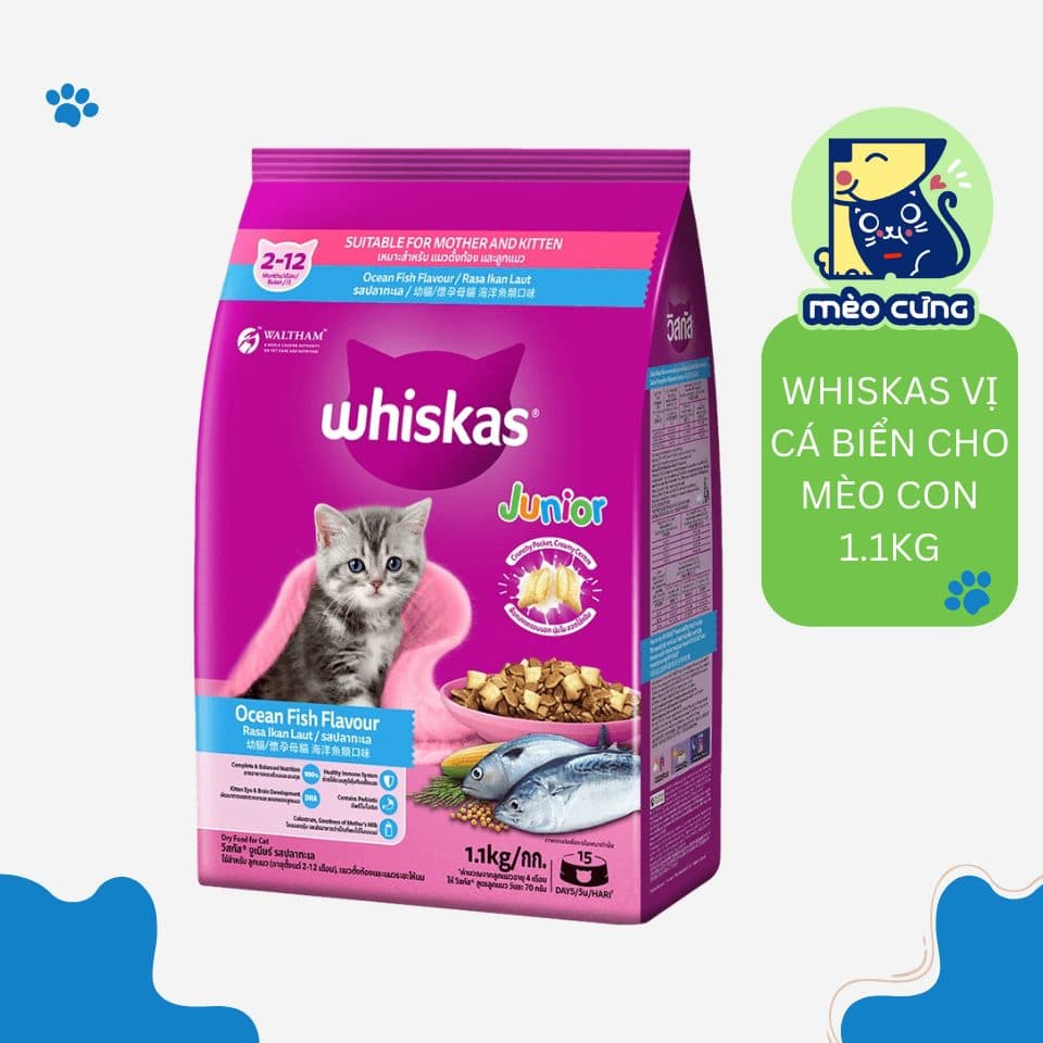Whiskas Vi Ca Bien Meo Con 1.2 Kg