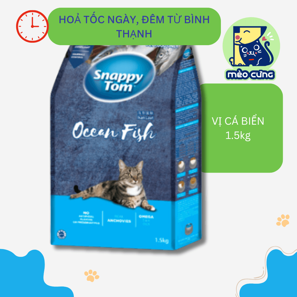 Snappy Tom 1.5kg Vị Cá Biển