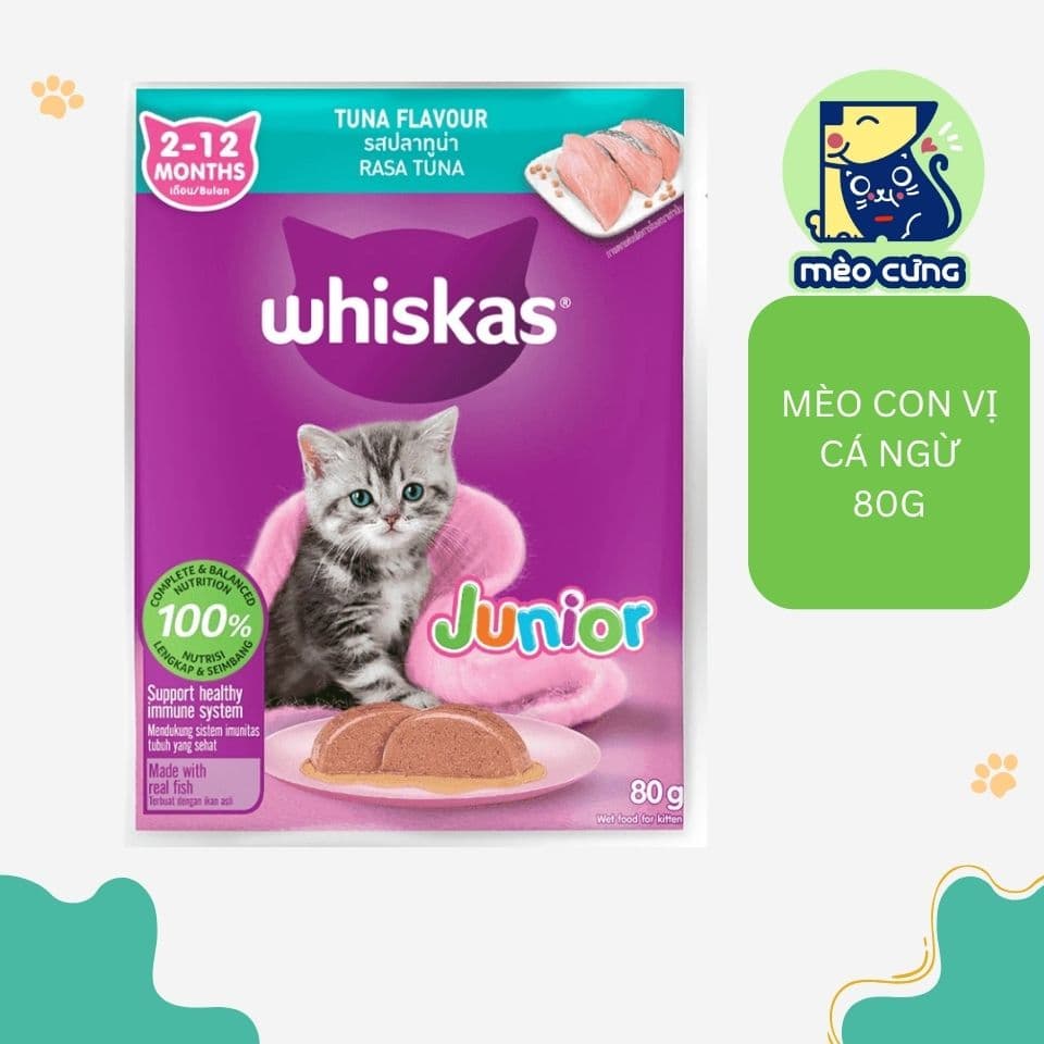 Whiskas Mèo Con Cá Ngừ
