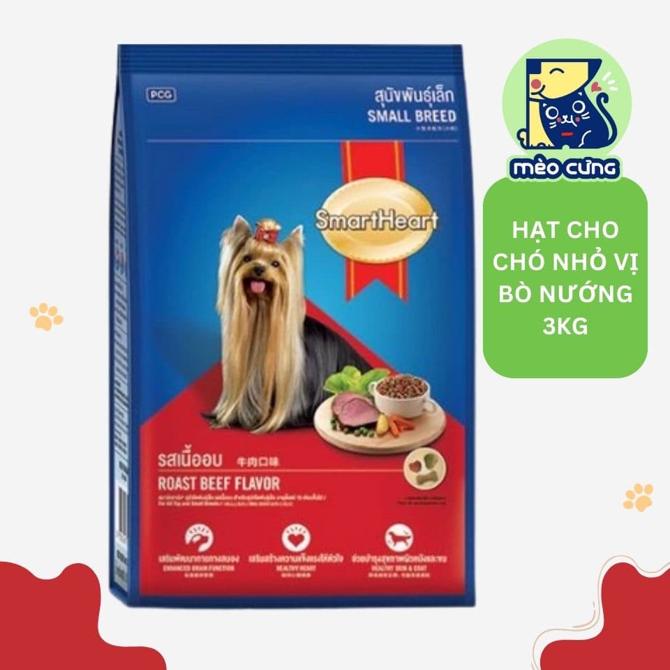 chó nhỏ - bò nướng