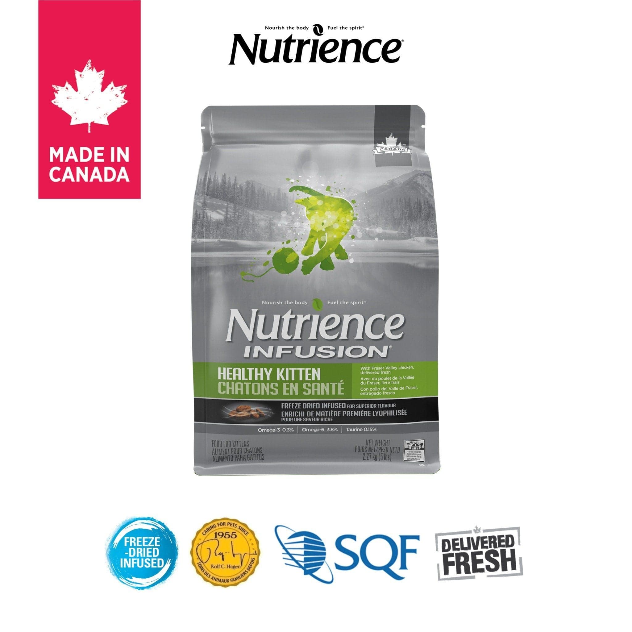 Nutrience Infusion Kitten – Thức Ăn Cho Mèo Con Nhập Khẩu