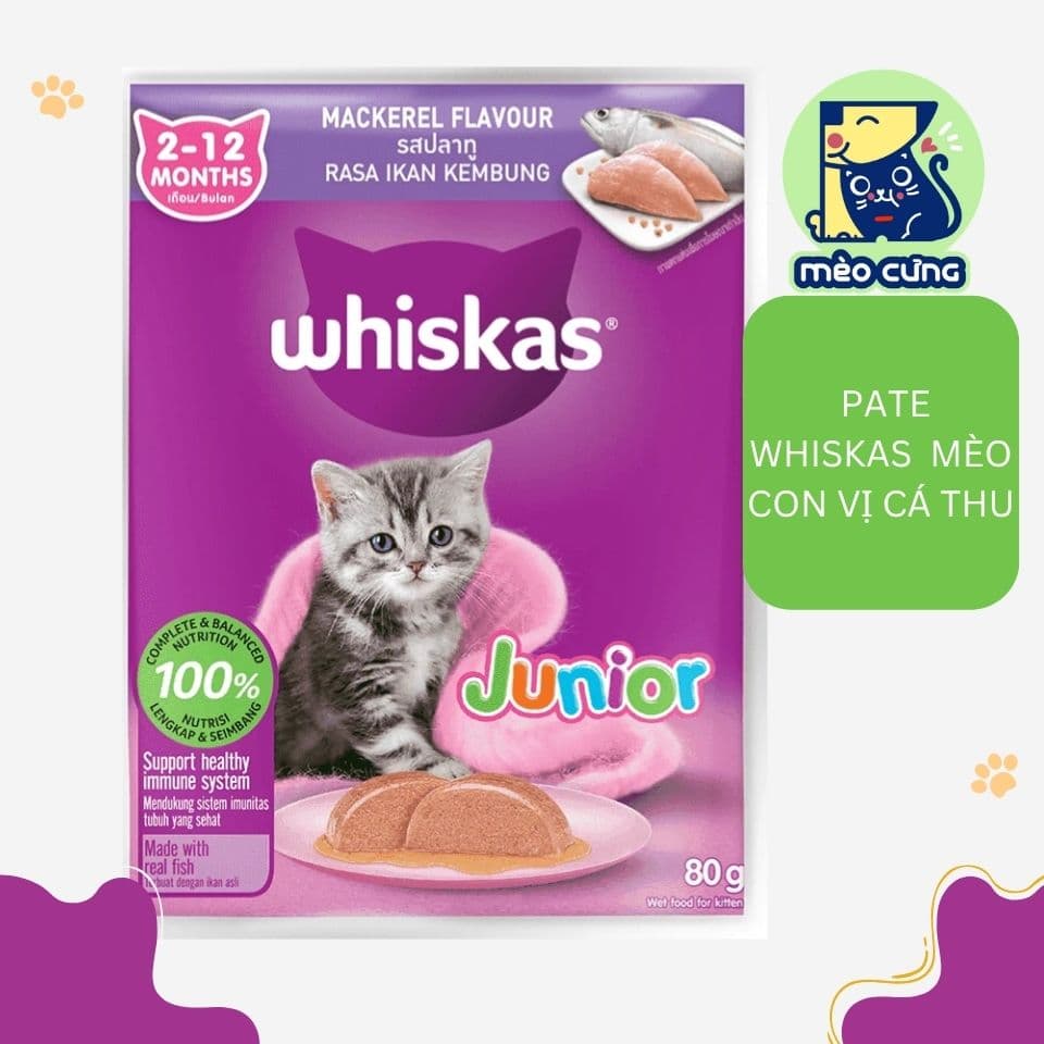 Whiskas Mèo Con Cá Thu