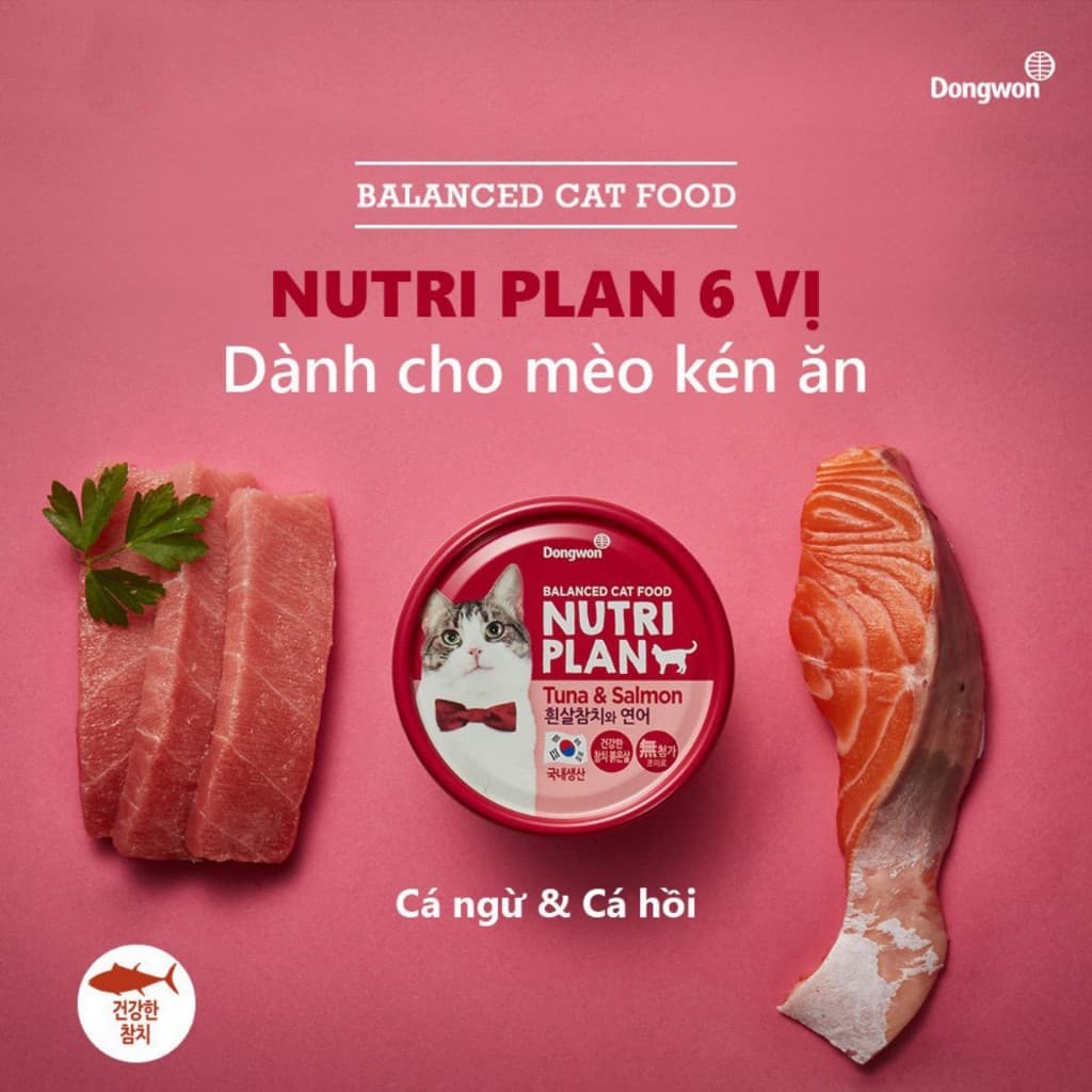 Cá ngừ + Cá hồi (Hồng)