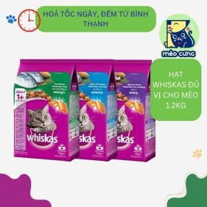 Hạt whiskas 1.2kg - thức ăn dinh dưỡng cho mèo lớn