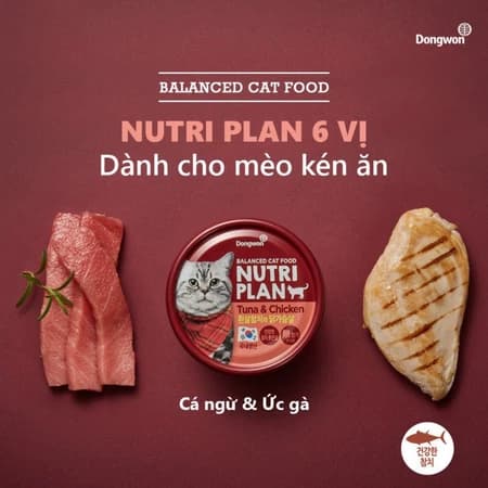 Cá ngừ + Gà (Đỏ)