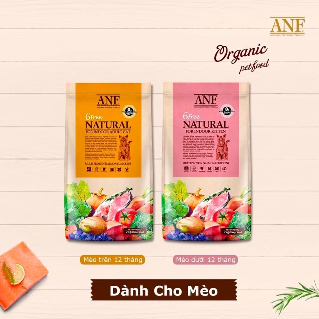Hạt ANF cho mèo - thức ăn dinh dưỡng hữu cơ tốt nhất 