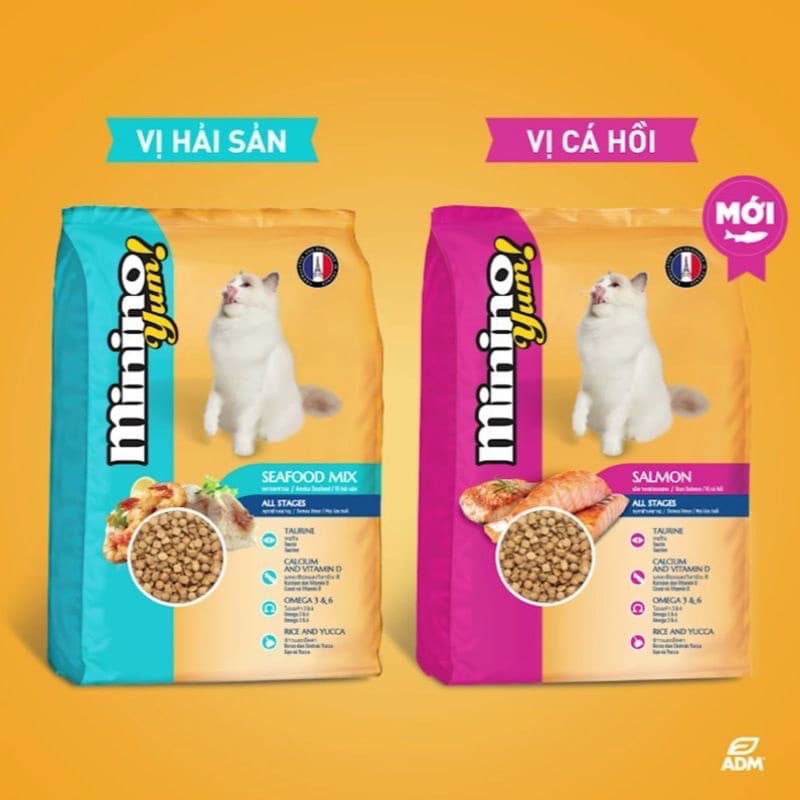 Hạt Cho Mèo Minino Yum – Dinh Dưỡng Thơm Ngon, Giá Tốt