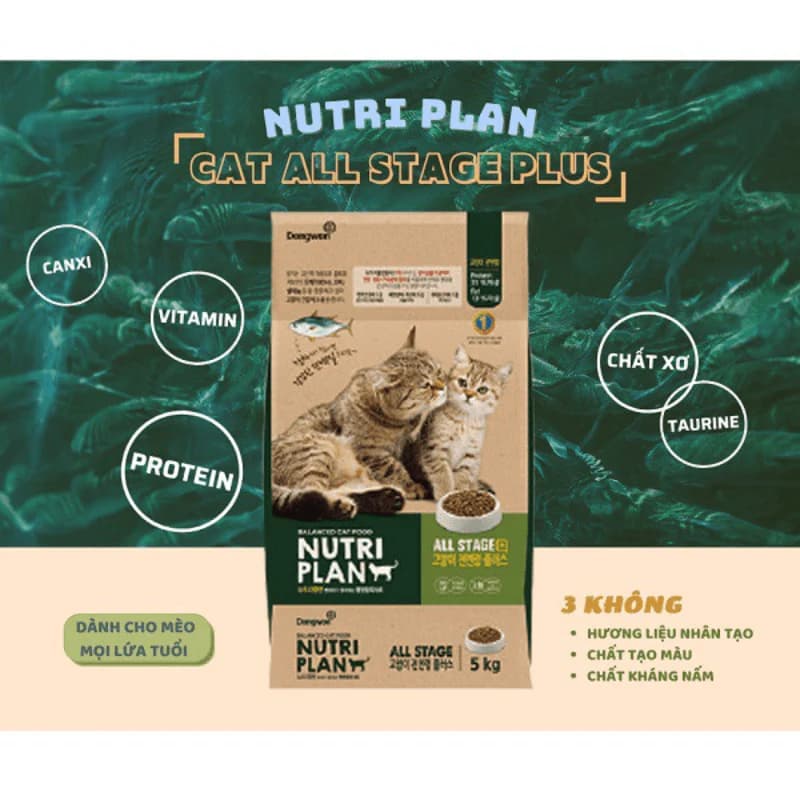 Thuc an Cho Meo Nutri Plan Cat All Stage Plus 5kg 3