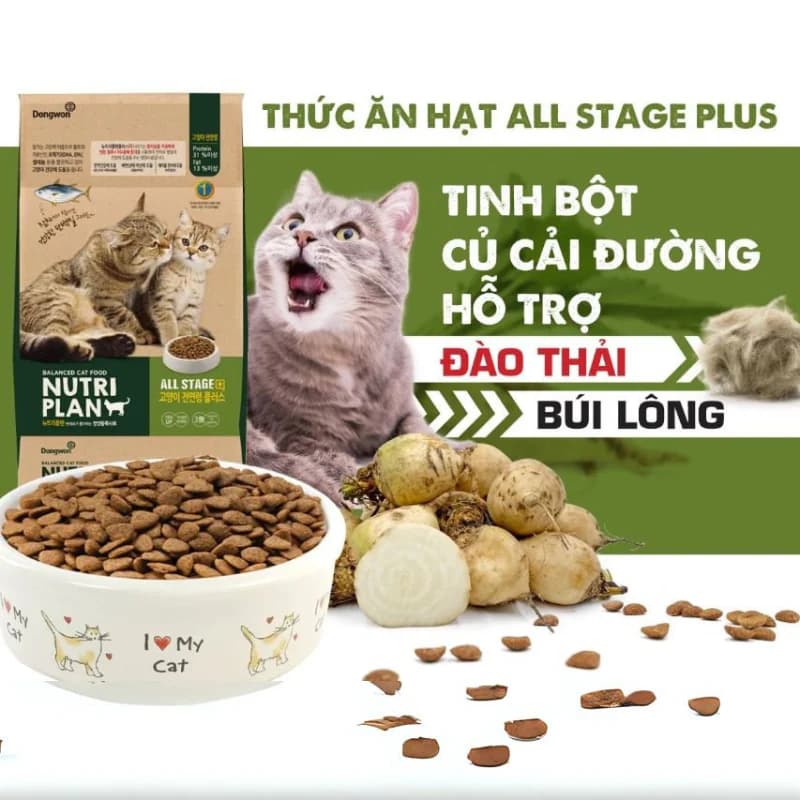Hat Cho Meo Nutri Plan Cat All Stage Plus 5kg 1