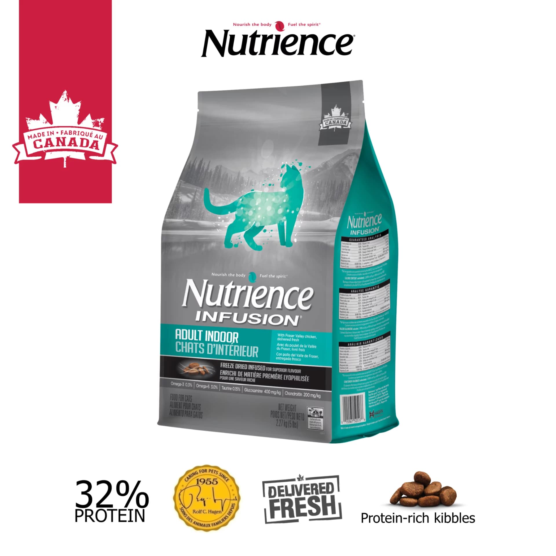 Thức Ăn Hạt Nutrience Infusion cho mèo - Thức Ăn Dinh dưỡng cao cấp