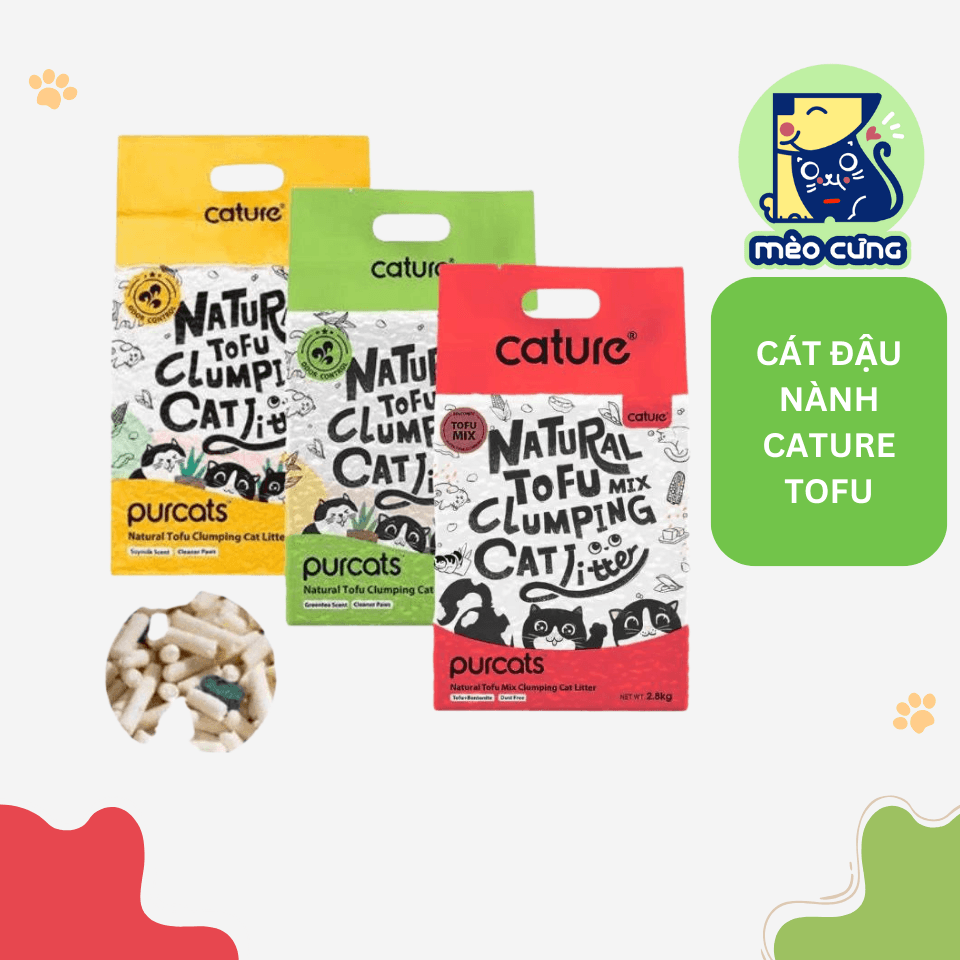 Cát đậu nành cho mèo Cature Tofu cho mèo